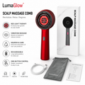 LumaGlow ScalpPro red light LED scalp massager and oil applicator for thicker-looking hair